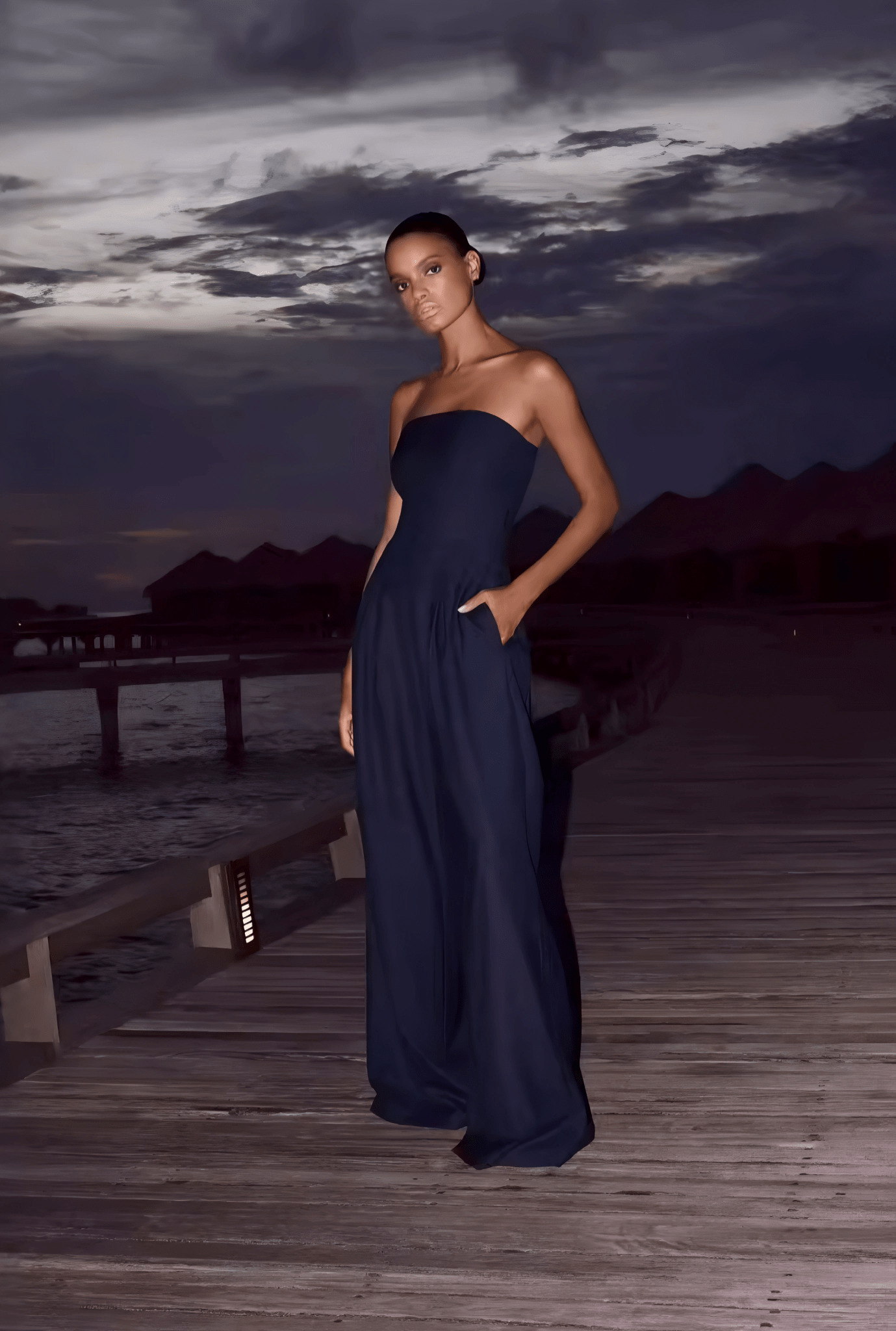 NOIR JUMPSUIT - SUNDRA
